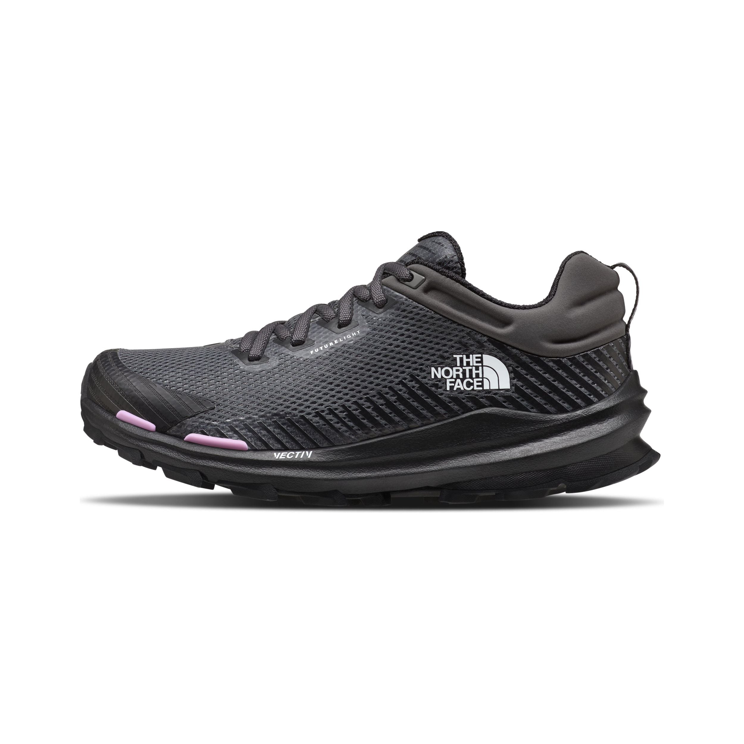 The North Face Women's Vectiv Fastpack Futurelight Hiking Shoes - Waterproof Trail Running Sneakers for Women in Black Asphalt Grey | Perfect for Outdoor Adventures & Mountain Trekking