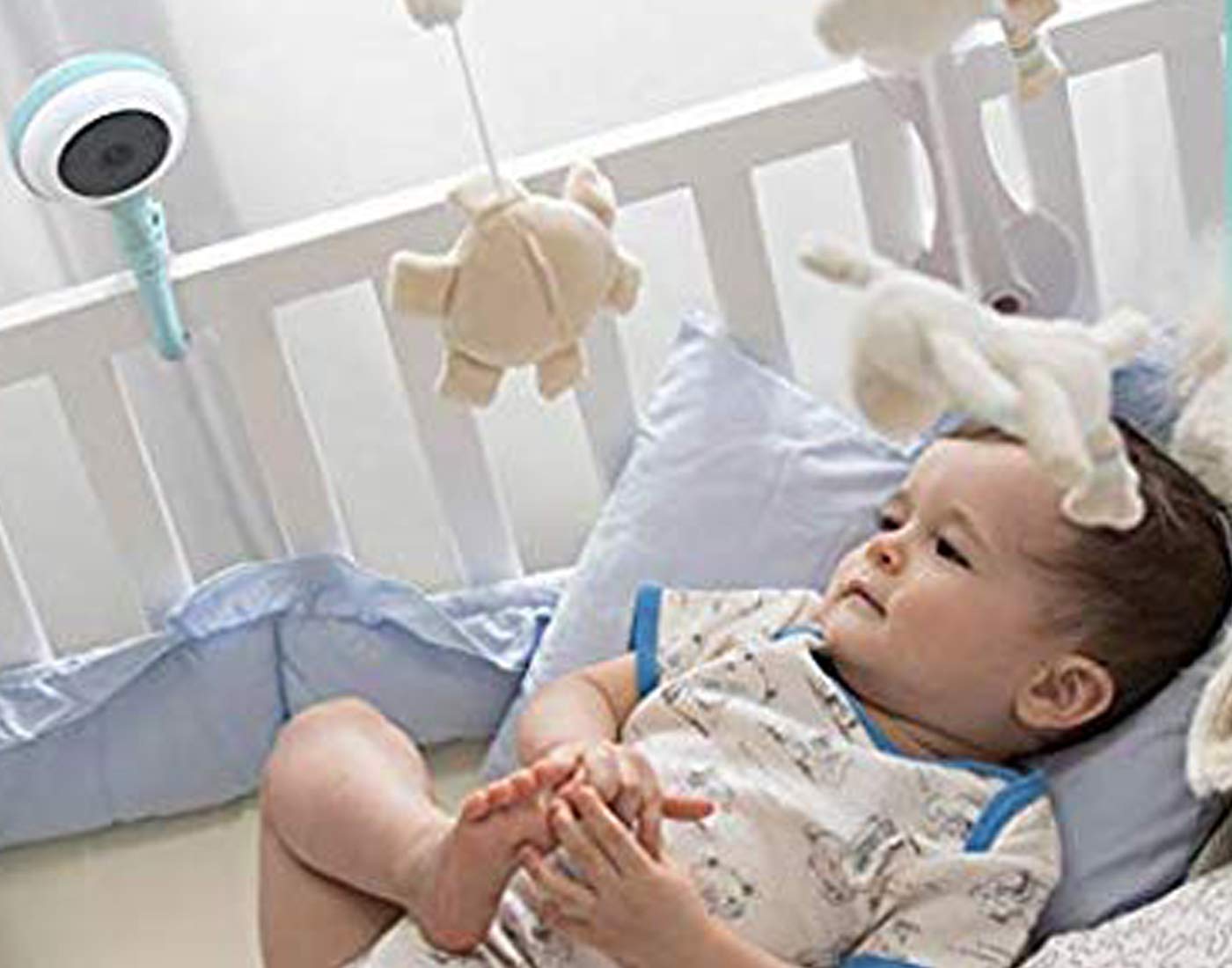 Smart Baby Monitor with True Crying Detection - HD Camera, Two-Way Audio & Night Vision | Ideal Baby Shower Gift for New Parents | Perfect for Nursery, Bedroom & Travel Use (Pistachio Green)