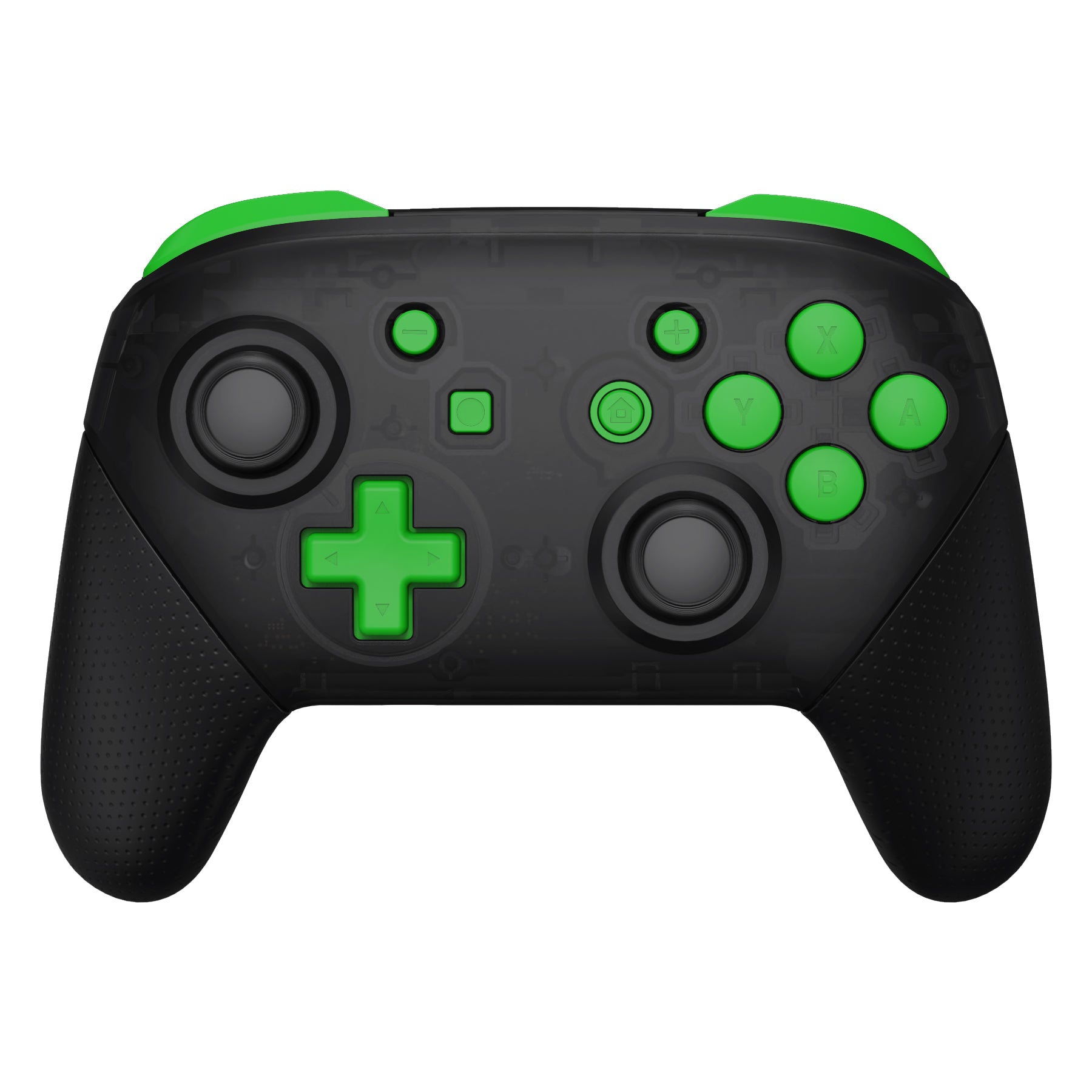 eXtremeRate DIY Replacement Full Set Buttons for Nintendo Switch Pro Controller - Green (KRP317) | Customize Your Gaming Experience | Perfect for Switch Pro Controller Modding & Repair