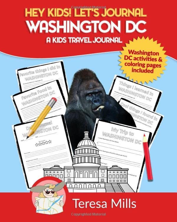 Washington DC Travel Journal for Kids - Fun & Interactive Vacation Diary for Children | Perfect for Family Trips & School Field Trips