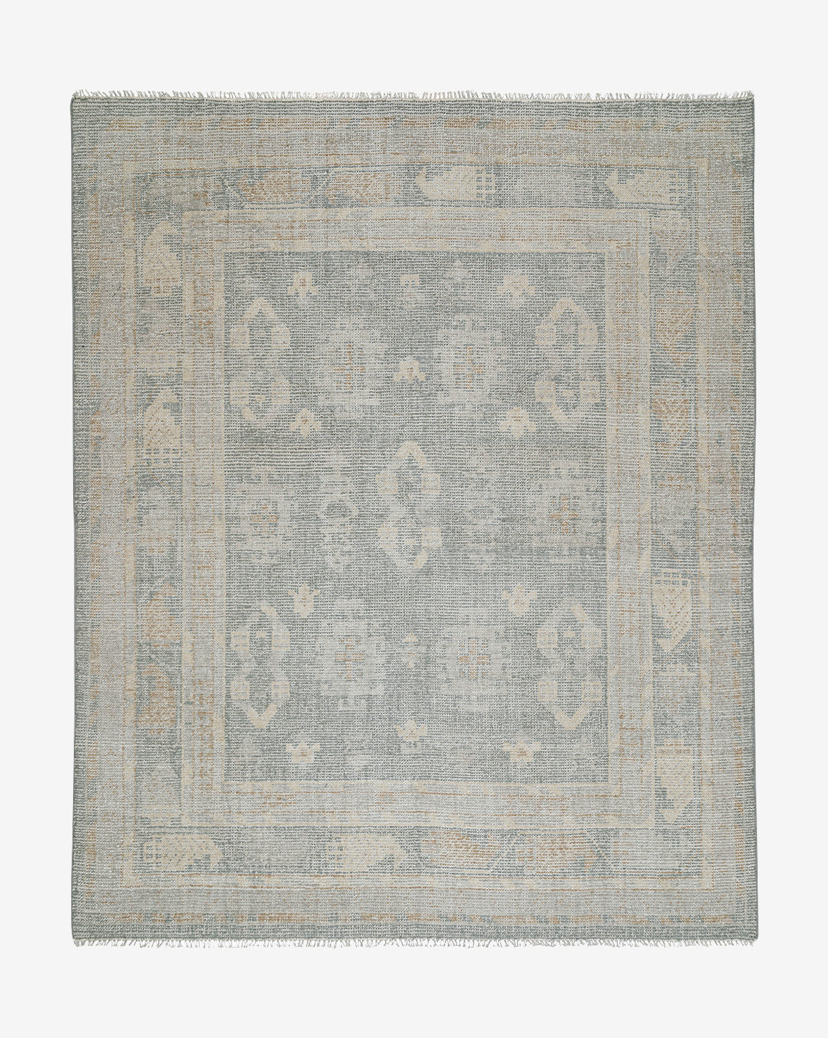 Handmade Roslin Wool Area Rug - Premium Hand Knotted Design for Living Room, Bedroom & Dining Room Decor