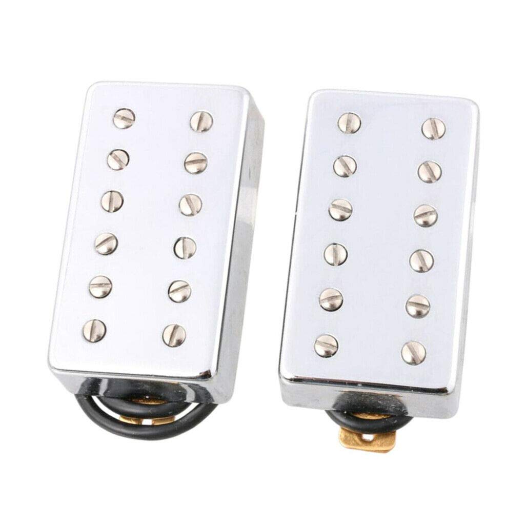 Dual Rail Guitar Bridge Pickup - 2pcs 5-Wire Humbucker for LP Electric Guitar | High Output & Smooth Tone | Perfect for Rock, Metal & Blues Performances