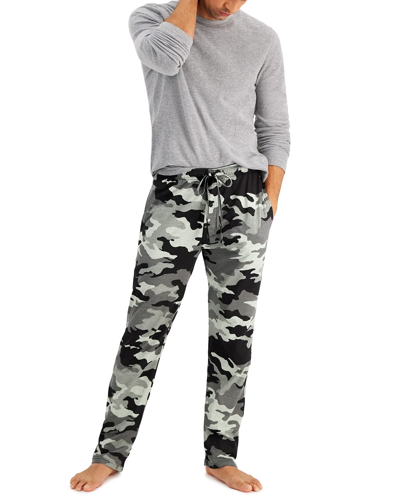 Hanes Men's ComfortSoft Cotton Printed Lounge Pants - Soft & Breathable Casual Pajama Pants for Relaxing at Home, Lounging & Sleepwear