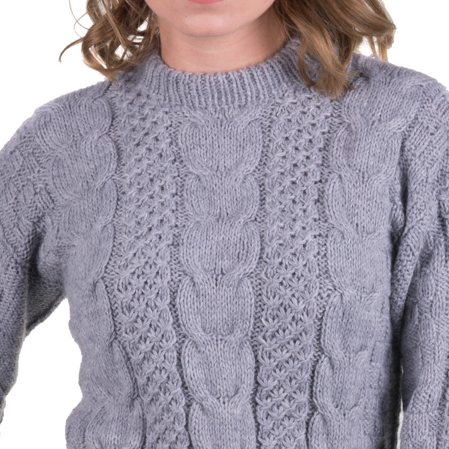 Premium Alpaca Wool Sweaters for Women - Soft & Lightweight Knit Pullover Tops - Perfect for Casual Wear, Office & Fall Fashion
