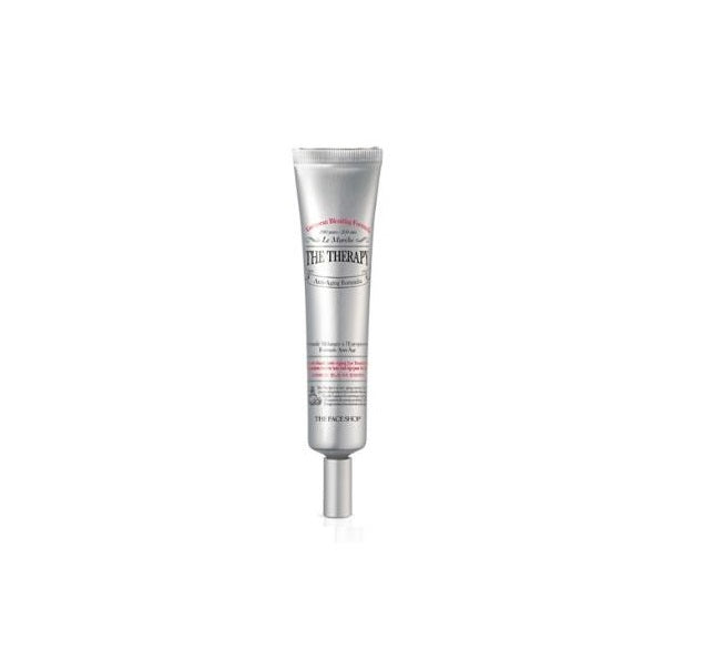 The Face Shop The Therapy Anti-Aging Eye Cream for Wrinkles & Dark Circles - Hydrating & Firming Eye Treatment for Day & Night Use