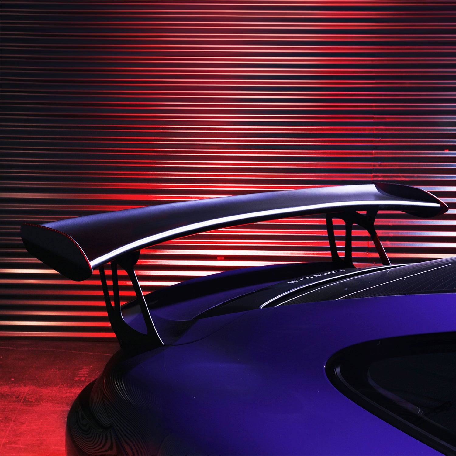 Porsche 991.1 911 GT3RS Wing Blade with End Caps - High Performance Rear Spoiler for Track & Street Racing - Perfect for Porsche Enthusiasts & Car Modifications