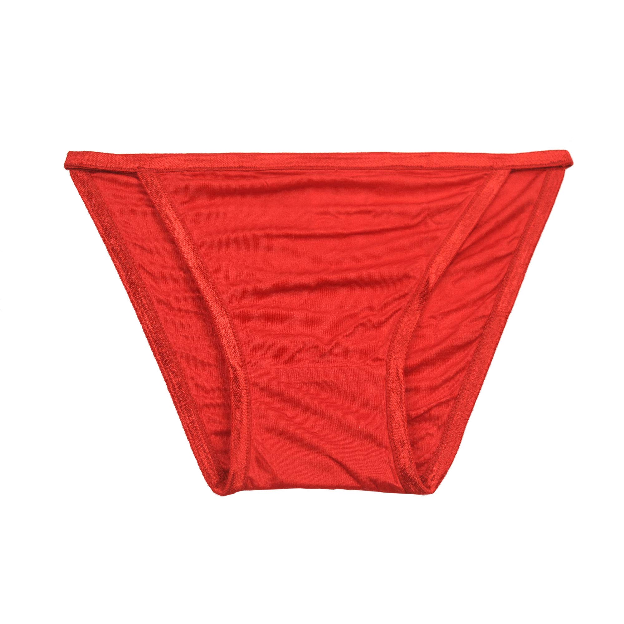 Paradise Silk Pure Silk Knit String Bikini Panties for Women - Soft & Comfortable Underwear for Beach, Sleep & Lounge Wear