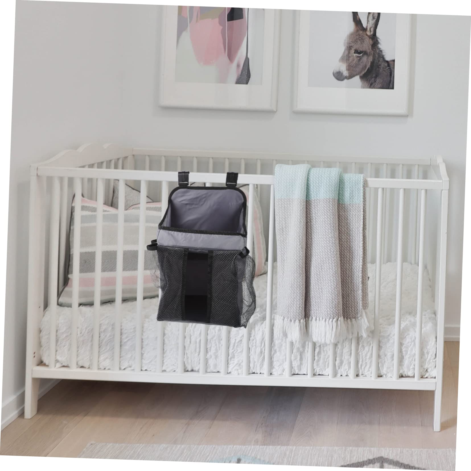 Totority 4pcs Stroller Storage Bags for Diapers & Essentials - Baby Organizer