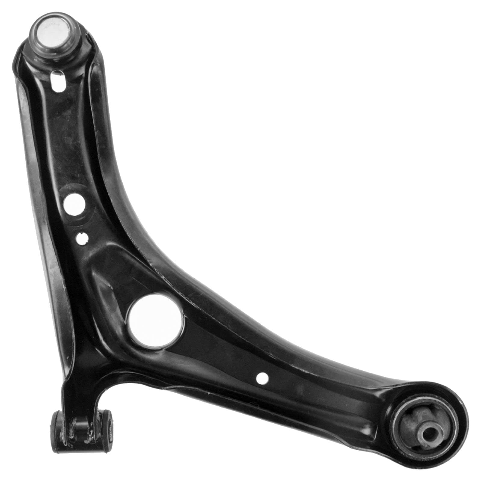 TRQ Front Steering & Suspension Kit - Control Arm with Ball Joint, Sway Bar Stabilizer Link, Tie Rod - Compatible with 2000-2003 Toyota Echo - Perfect for Smooth Ride & Enhanced Vehicle Control