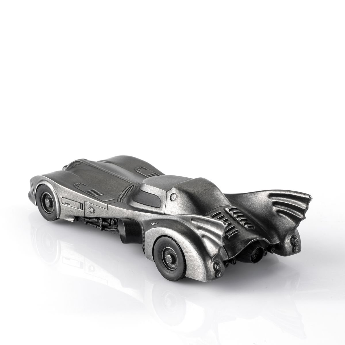 Royal Selangor DC Collection Pewter Batman Batmobile Figurine - Handcrafted Collectible Gift for Superhero Fans, Home Decor & Office Display
