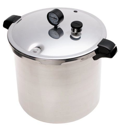 Premium 23-Quart Aluminum Pressure Canner - Extra Strong & Warp-Resistant for Home Canning, Preserving Fruits, Vegetables, Jams & Meats - Ideal for Food Storage & Emergency Preparedness