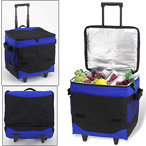 32 Can Insulated Picnic Cooler Bag - Large Capacity (Holds Up to 60 Cans) for Camping, Beach Trips, Tailgating & Outdoor Adventures