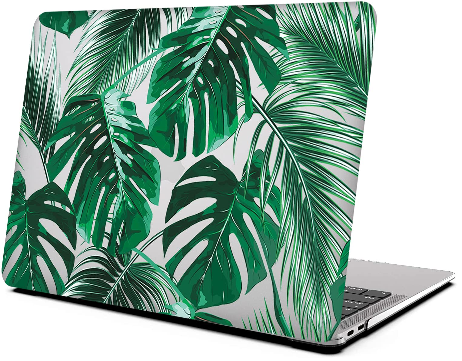 Eco-Friendly Palm Leaf Hard Shell Laptop Case for MacBook Retina 12-inch (2015-2017 Models A1534) - Tropical Design Protective Cover for Work, Travel & School