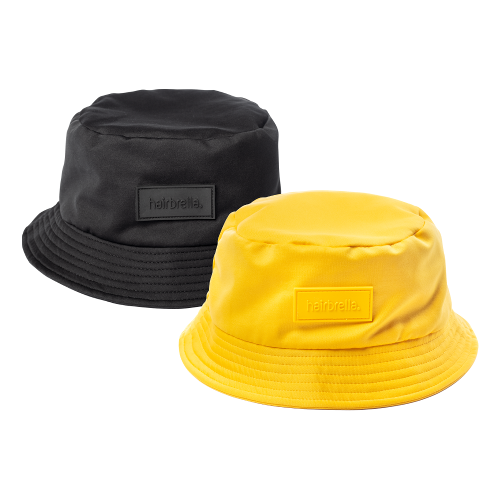 Unisex Satin-Lined Bucket Hat Bundle (2 Pack) - UV Protection & Hair Protection for Outdoor Activities, Beach, Hiking & Travel