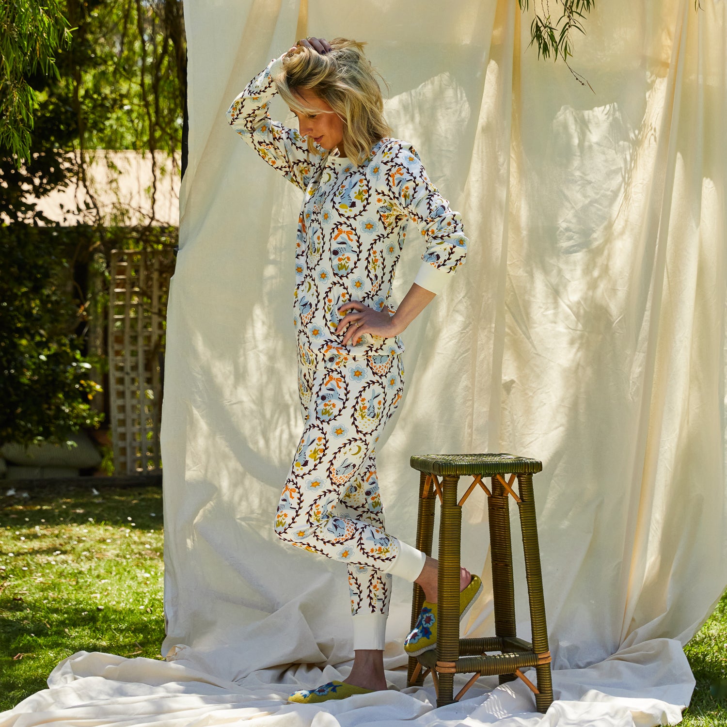 Elise Cotton Pajama Set for Women - Soft & Comfortable Sleepwear - Perfect for Lounging, Sleeping & Relaxing at Home