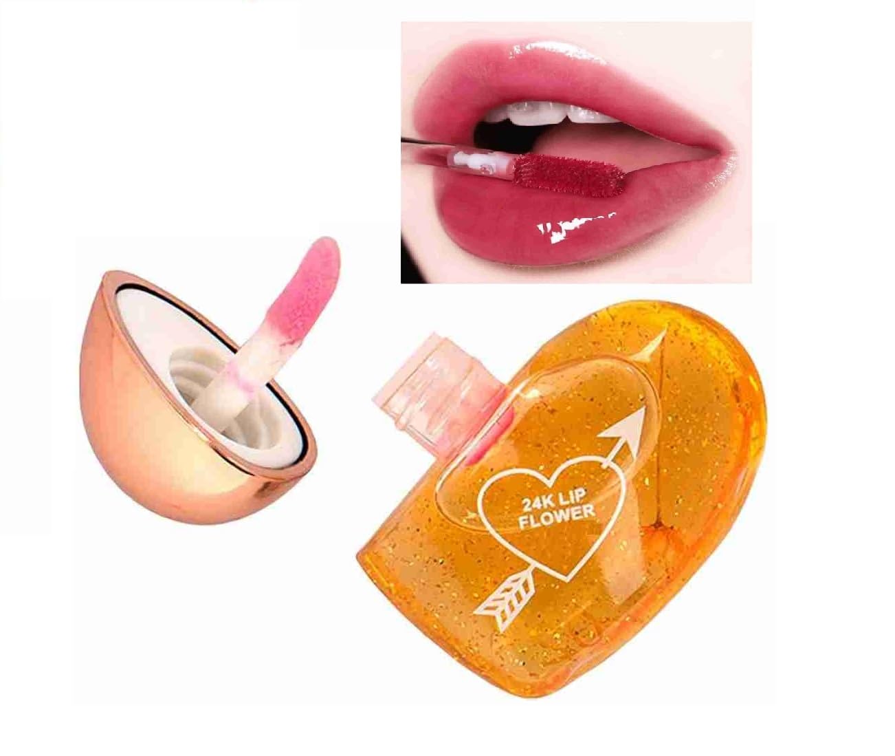 Waterproof Glossy Natural Lip Tint for Women & Girls - Long Lasting Moisturizing Lip Stain for Daily Wear, Parties & Special Occasions