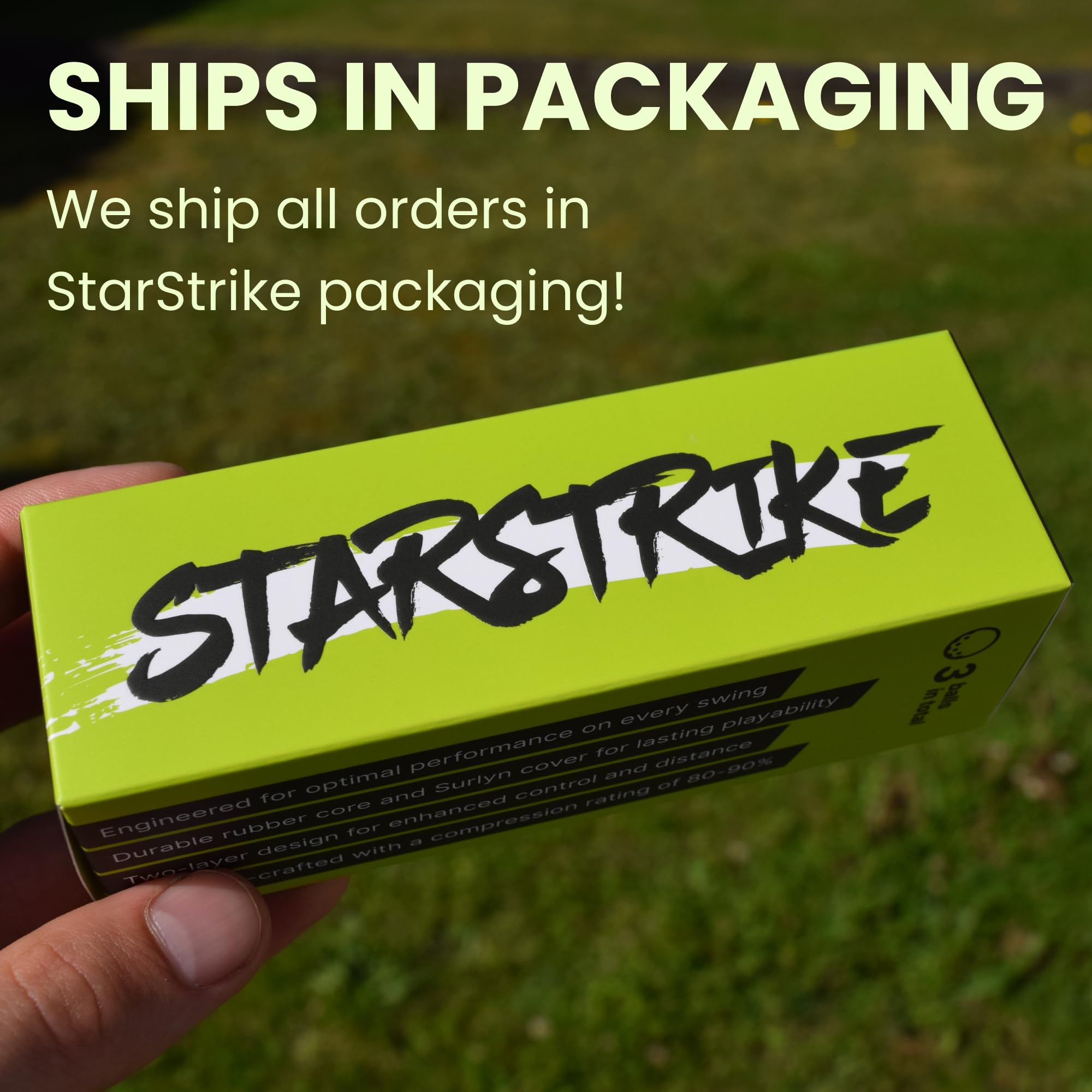 Custom Golf Balls with Logo, Photo or Text - Personalized Golf Balls for Men | Bulk 3, 12, 24, 96 Pack Sleeves | Great for Golf Tournaments, Corporate Gifts & Special Occasions