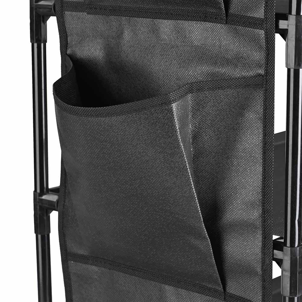 5-Tier Metal Shoe Rack Organizer - Space Saving Storage Shelf Holds 25 Pairs of Shoes - Perfect for Closet, Bedroom, Entryway & Dorm Organization