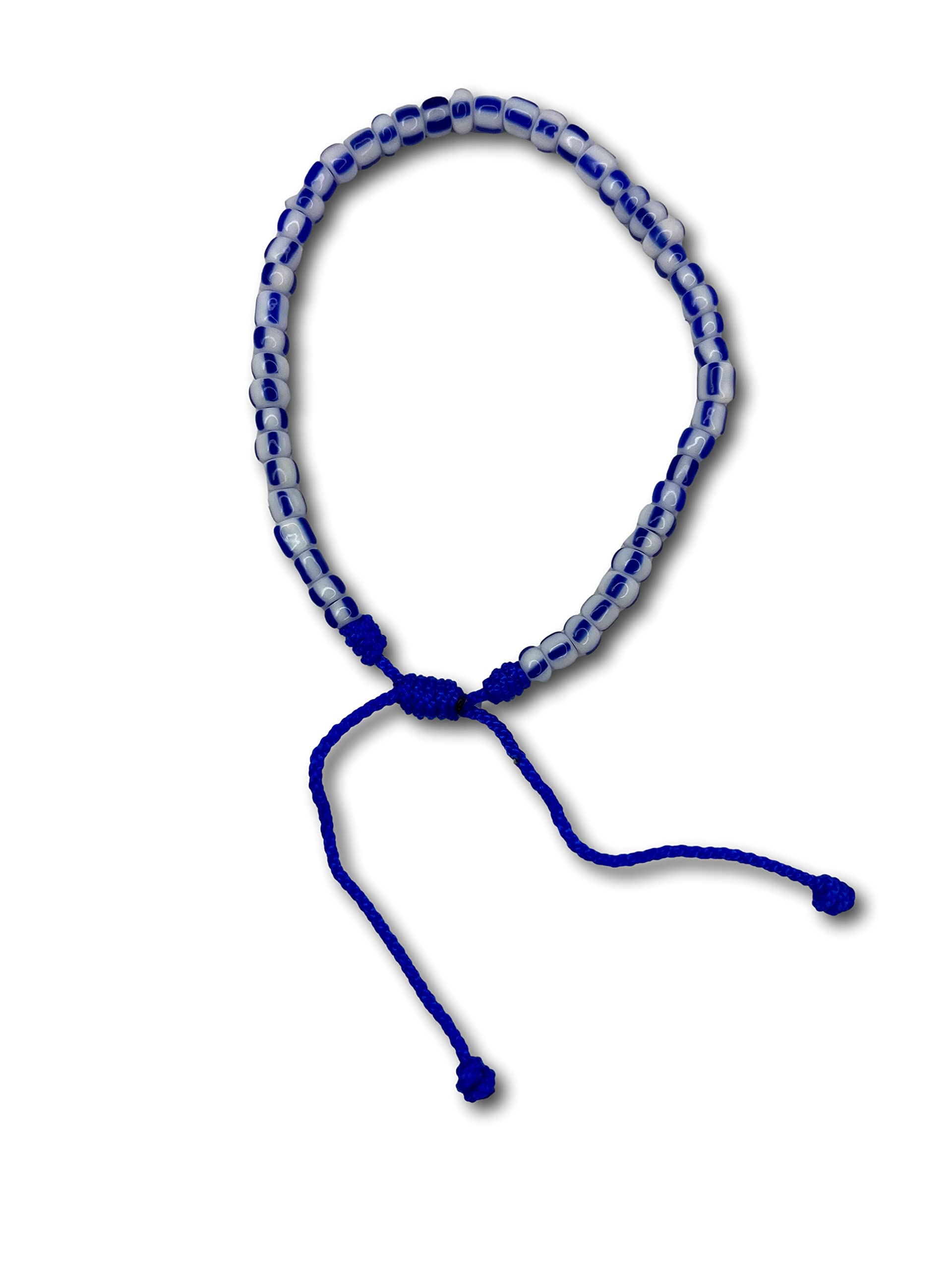 San Lazaro Babalu Aye Beaded Adjustable Bracelet for Men & Women - Handmade Spiritual Beaded Jewelry for Protection, Blessings & Afro-Caribbean Style (Perfect for Gifts, Rituals & Everyday Wear)