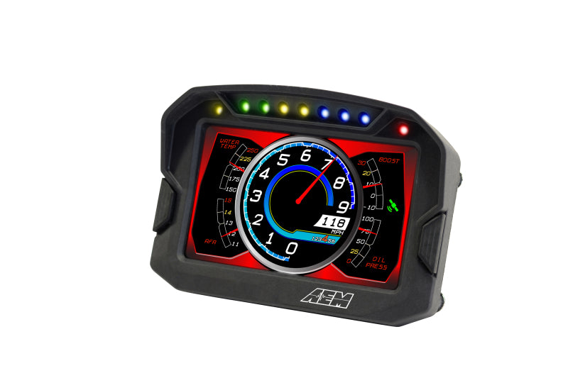 AEM CD 5L Carbon Fiber Digital Dash Display - High Performance Racing Gauge for Track & Street Cars (Perfect for Drag Racing, Road Courses & Daily Driving)