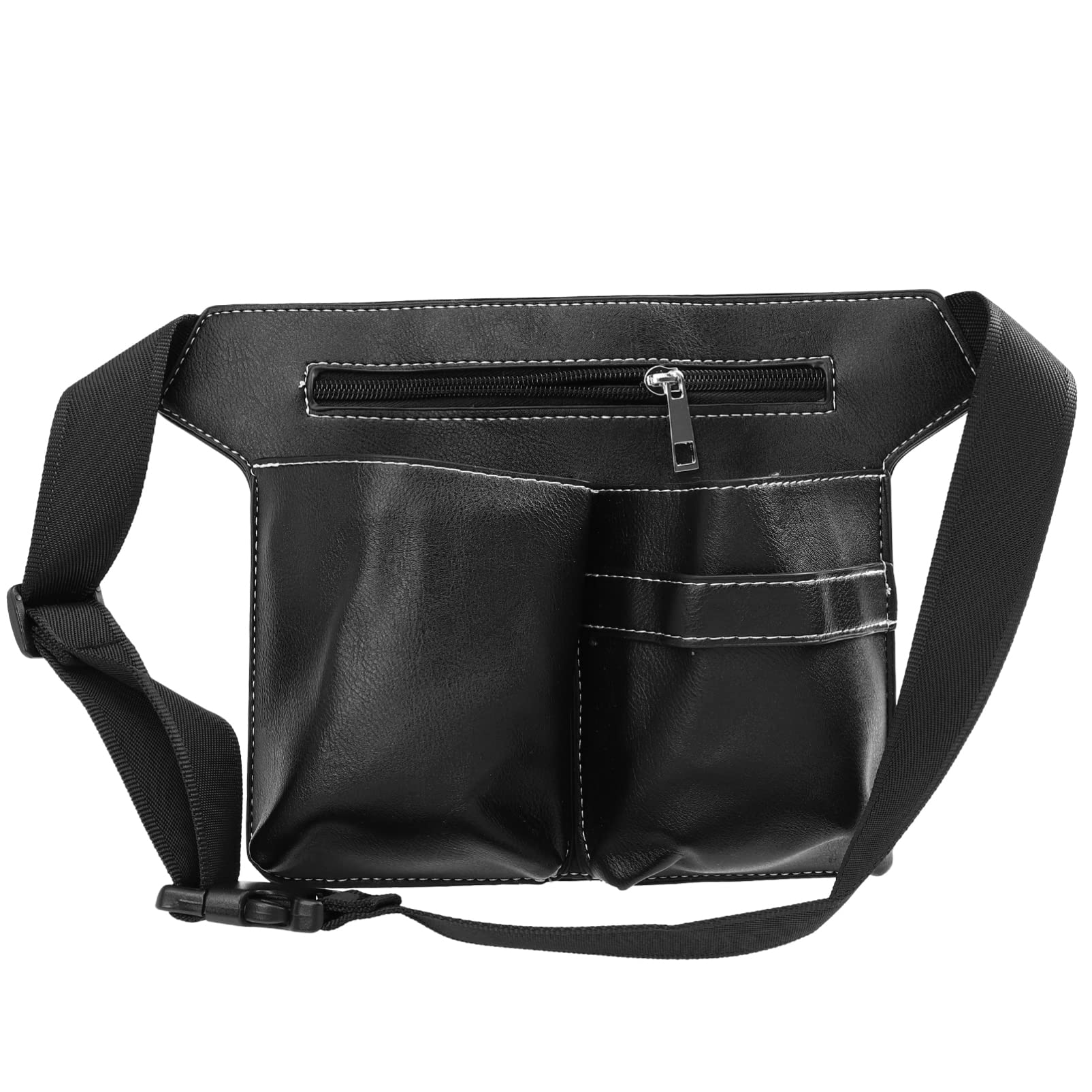 Beaupretty Professional Waist Pouch for Hair Stylists - Barber Tool Organizer with Crossbody Strap | Salon Utility Belt for Scissors, Combs & Styling Tools | Perfect for Mobile Hairstylists & Salon Professionals