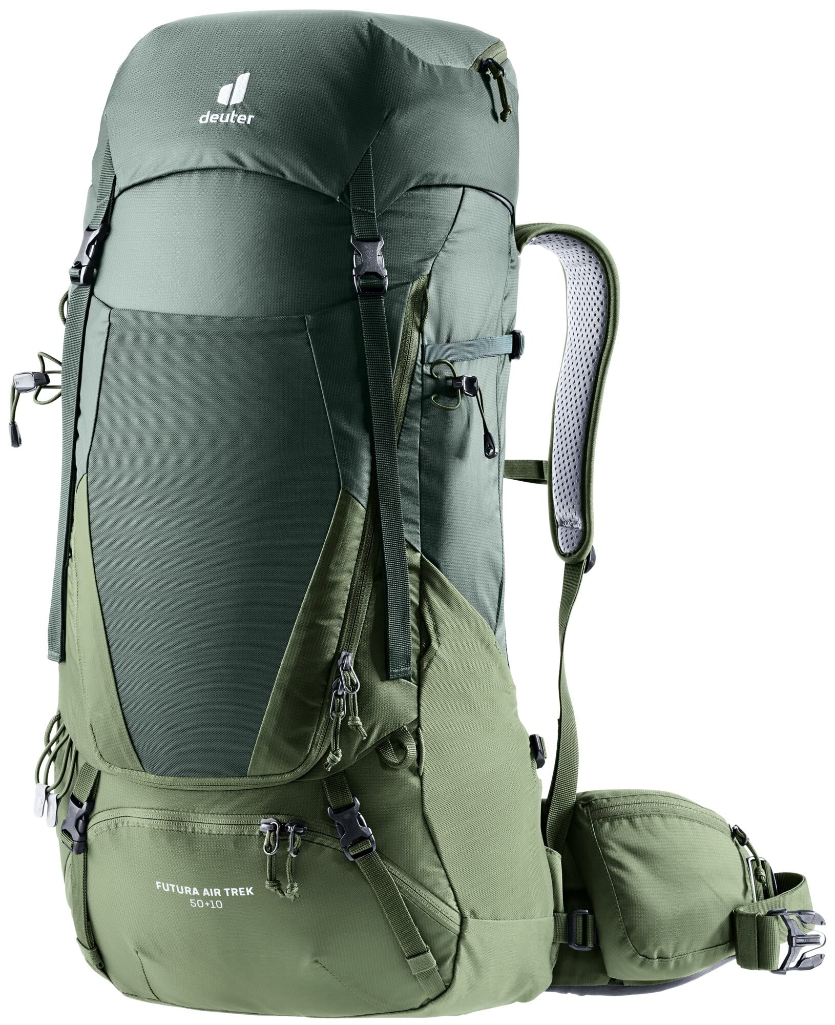 Deuter Futura Air Trek 50+10 Hiking Backpack - Lightweight Unisex Backpack for Men & Women - Perfect for Long-Distance Trekking, Camping & Outdoor Adventures