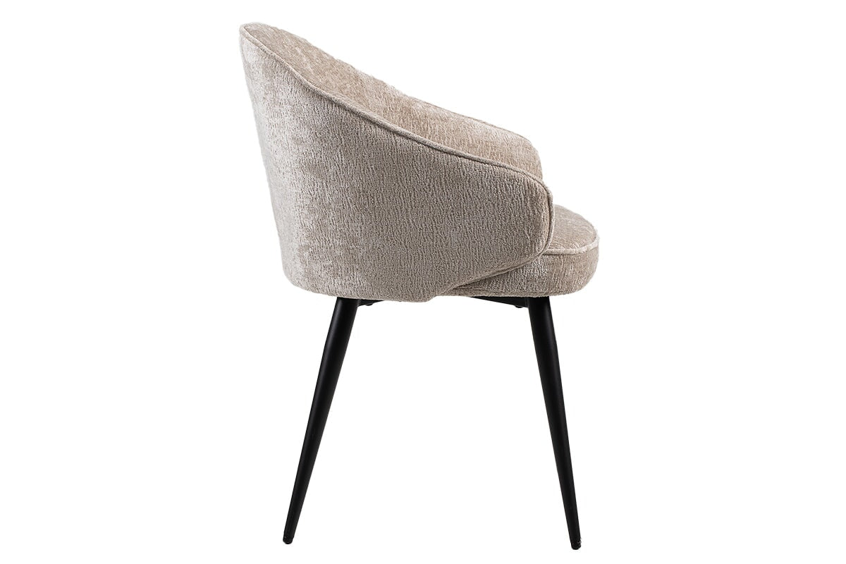 Kea 4 Leg Visitor Armchair - Modern Accent Chair for Living Room, Office & Guest Room - Comfortable Upholstered Seat with Sturdy Wooden Legs - Perfect for Home Decor & Relaxation