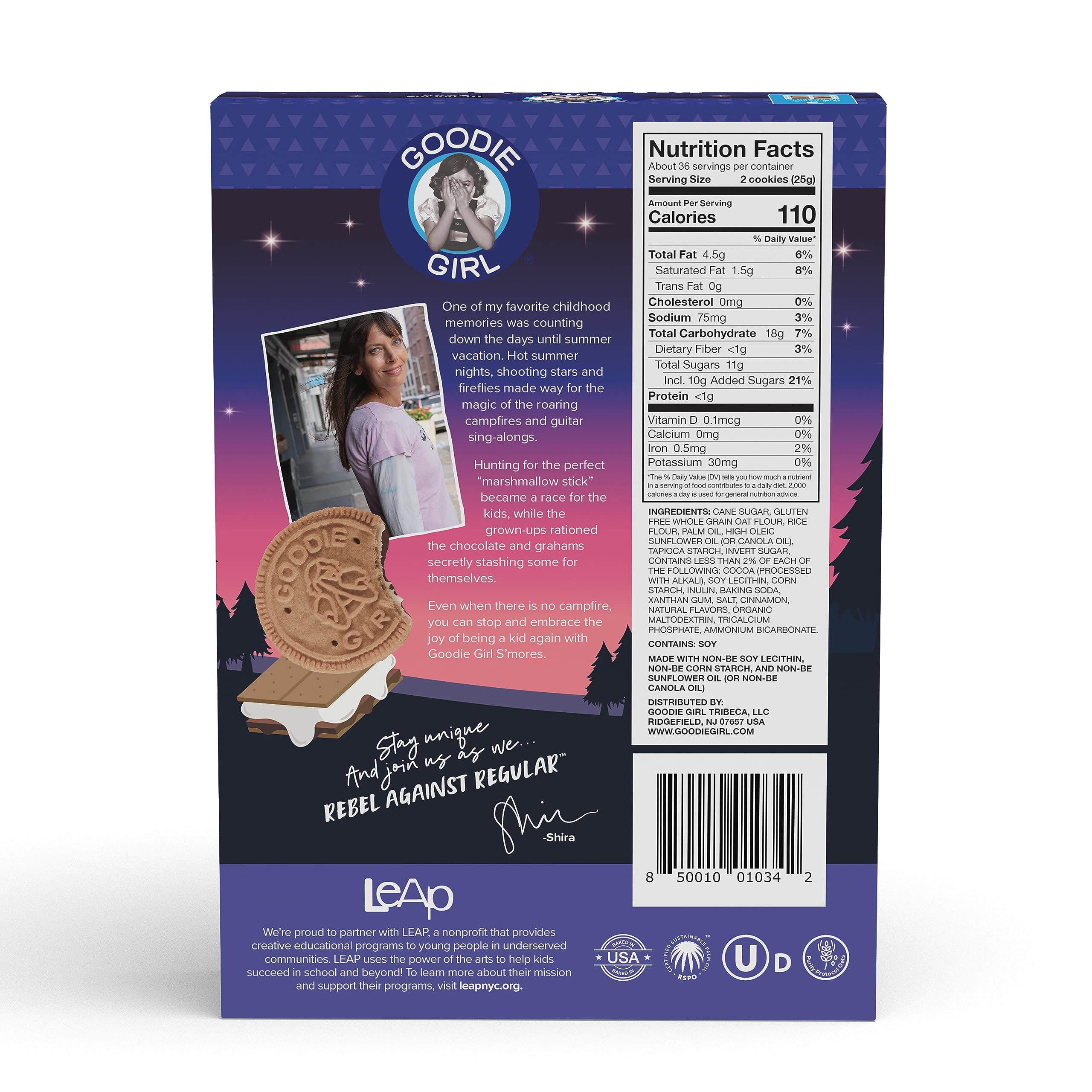 Goodie Girl Smores Gluten Free Cookies - Peanut & Dairy Free - for Snacks & Parties