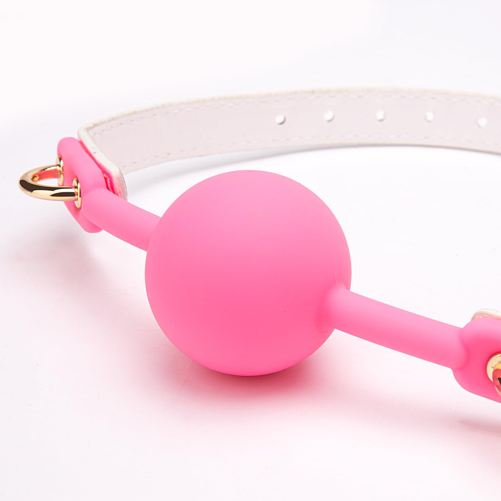 BDSM Erotic Mouth Plug - Adjustable Silicone Open Mouth Gag with Strap for Fetish & Bondage Play - Perfect for BDSM Lovers, Role Play, and Sensory Restraint Scenes