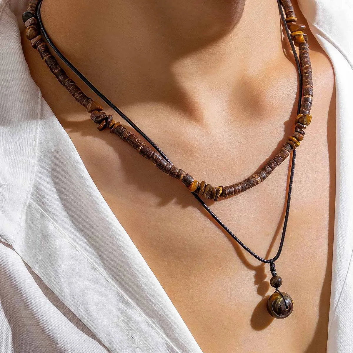 Eagle Eye Necklace for Women - Stainless Steel Protection Pendant with Chain - Spiritual Jewelry Gift for Healing, Good Luck & Positive Energy - Perfect for Meditation, Yoga & Everyday Wear
