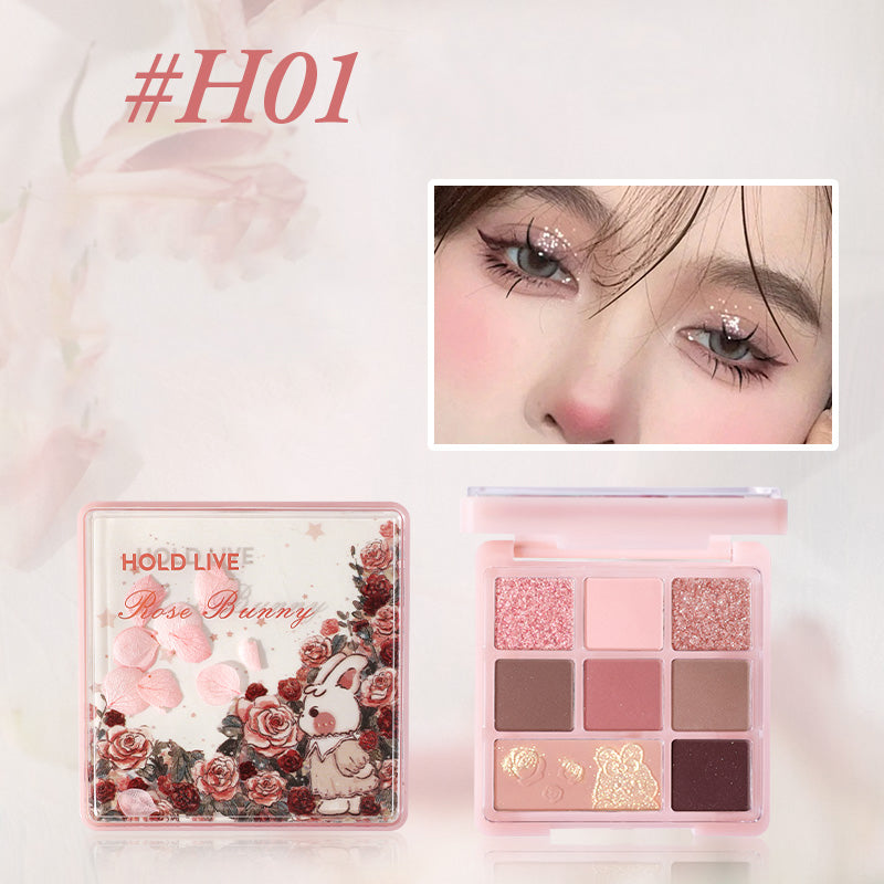 HOLD LIVE Paris Garden Eyeshadow Palette - 18 Color Matte & Shimmer Eyeshadow Set for Women, Vegan & Cruelty-Free - Perfect for Day & Night Makeup Looks
