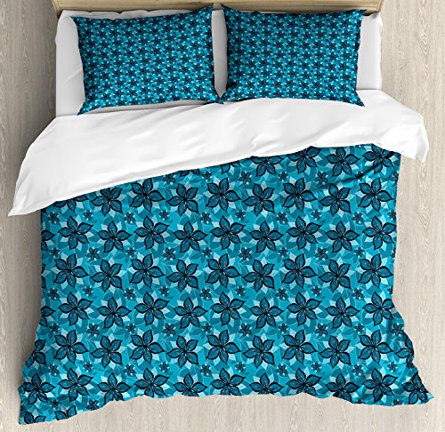 Petrol Blue and Aqua