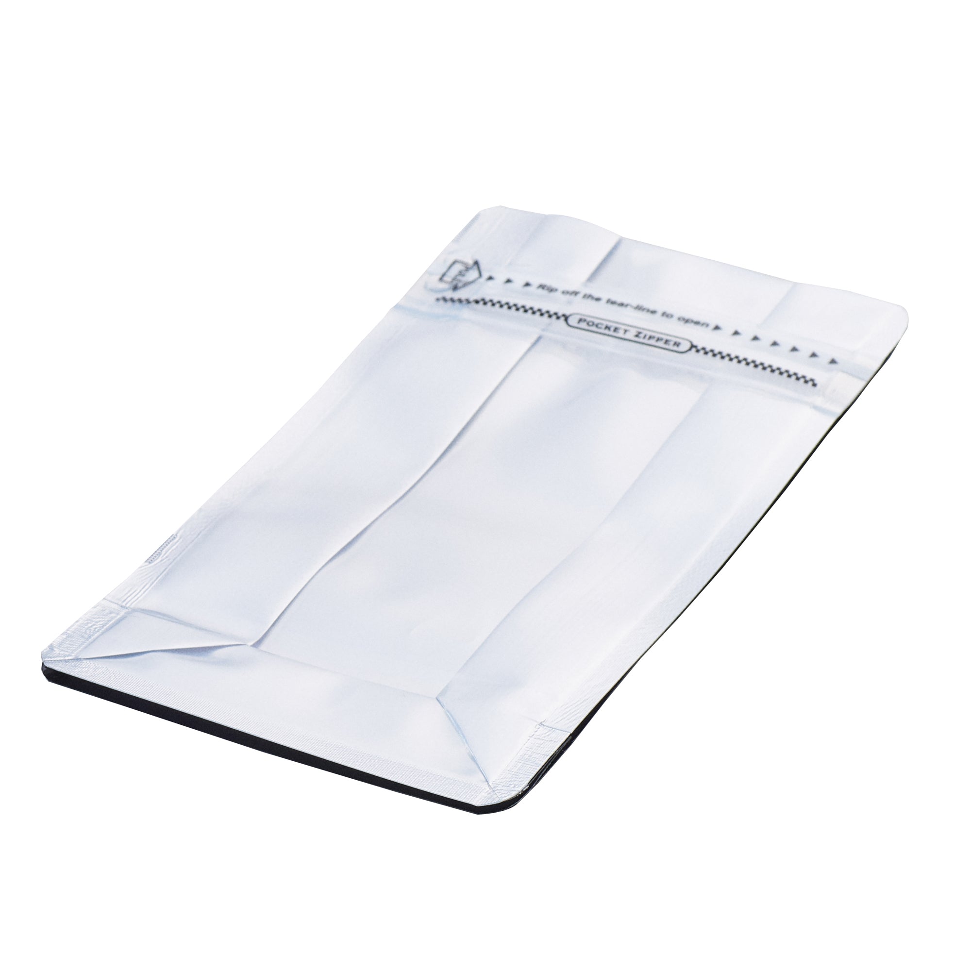 Black Plastic Small Snack Bags with Double Seal & Rip Lock - Heat Sealable 8x4x2.5 Inches (100 Count) - Perfect for School Lunches, Party Favors & On-the-Go Snacks