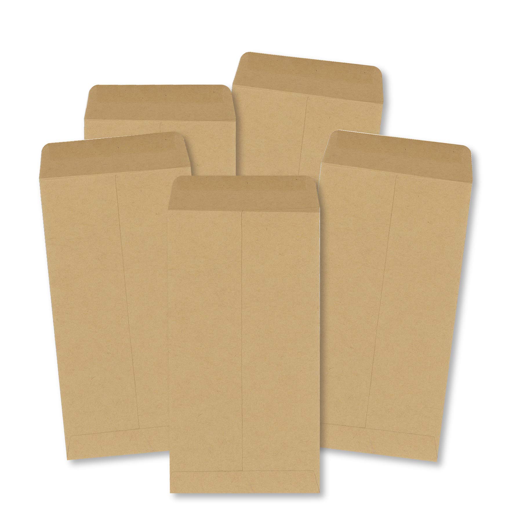 100 Pack Kraft Coin Envelopes with Gummed Seal - 4.5 x 3 Inches Small Parts Storage for Collectibles, Cash, Seeds & Jewelry - Perfect for Organizing Coins, Stamps, Beads & Craft Supplies