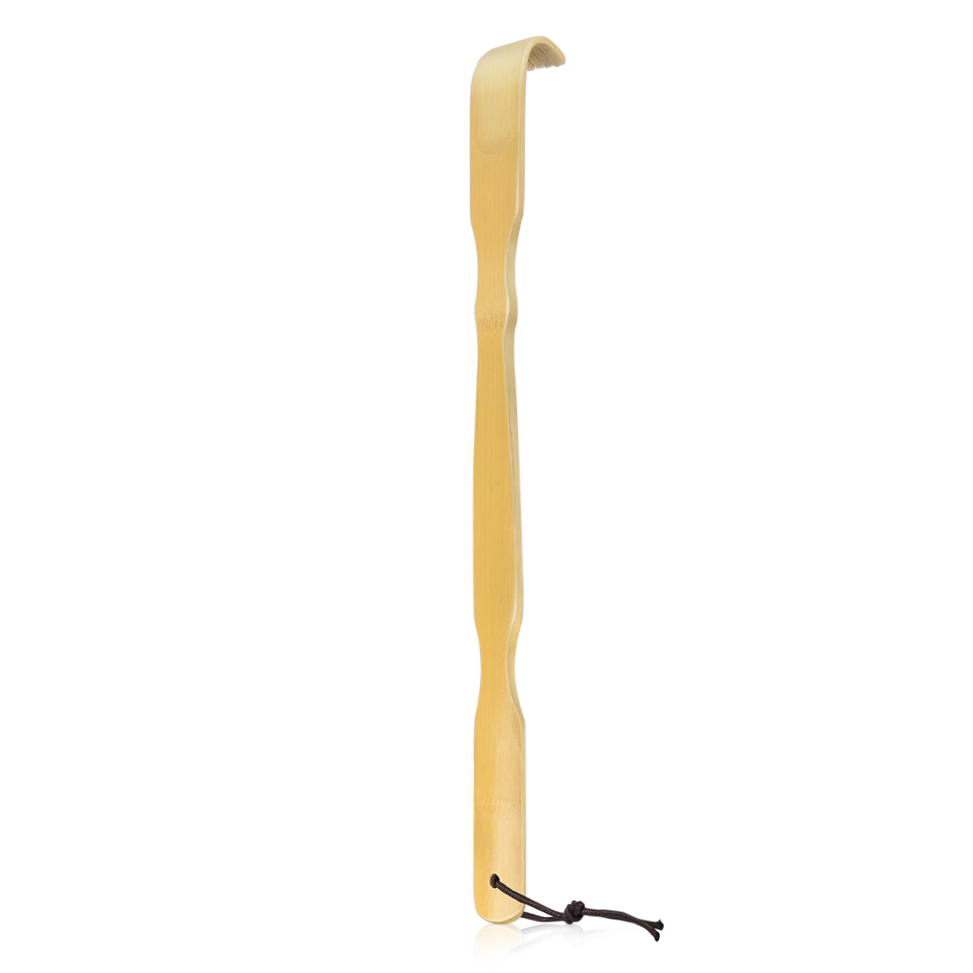 16.5 Inch Bamboo Back Scratcher - Extra Long Reaching Tool for Itch Relief, Back Massager for Men & Women - Perfect for Home, Office, Travel and Gift Giving