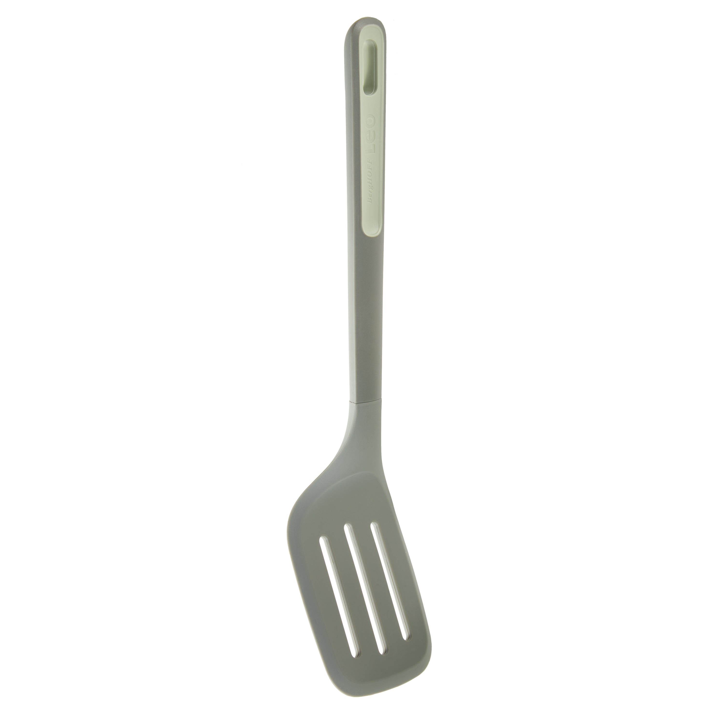 BergHOFF Balance Nonstick Silicone Slotted Turner 13.75 Inch - Eco-Friendly Recycled Material Spatula for Flipping Pancakes, Burgers & Eggs - Perfect for Kitchen, BBQ & Camping Cooking
