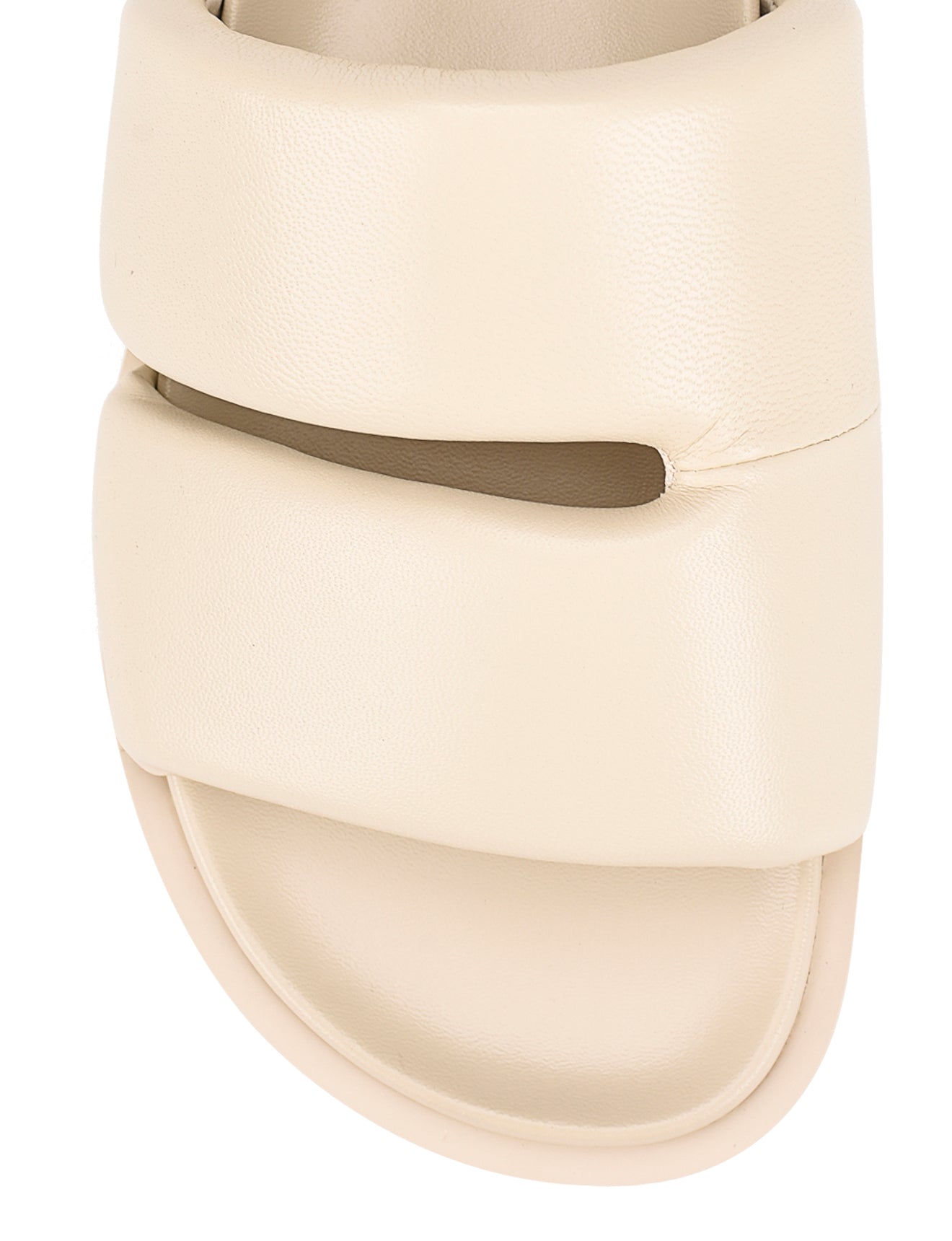 Lacey Comfort Footbed Sandals for Women - Soft Beige Leather Summer Sandals | Perfect for Beach, Vacation & Casual Outfits