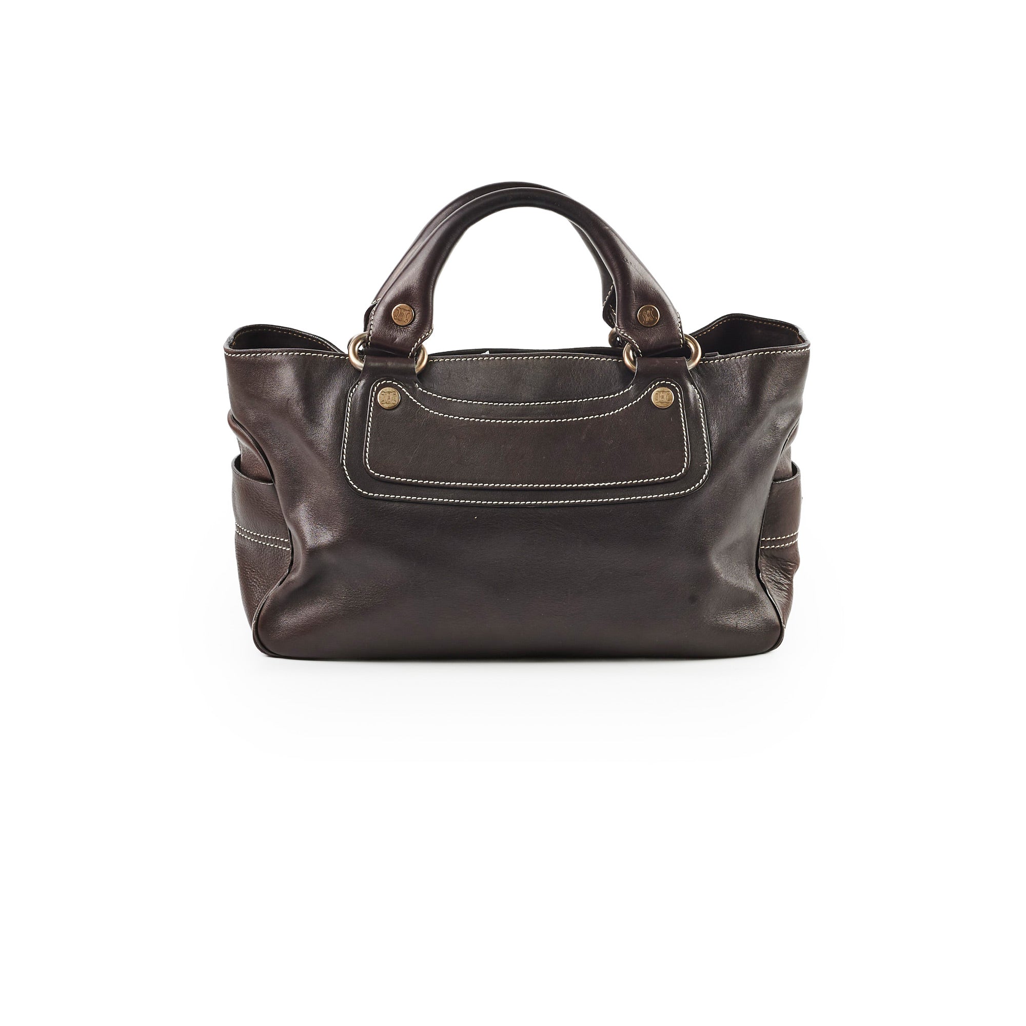Celine Leather Boogie Bag for Women - Genuine Leather Designer Handbag Black - Perfect for Work, Travel & Evening Events