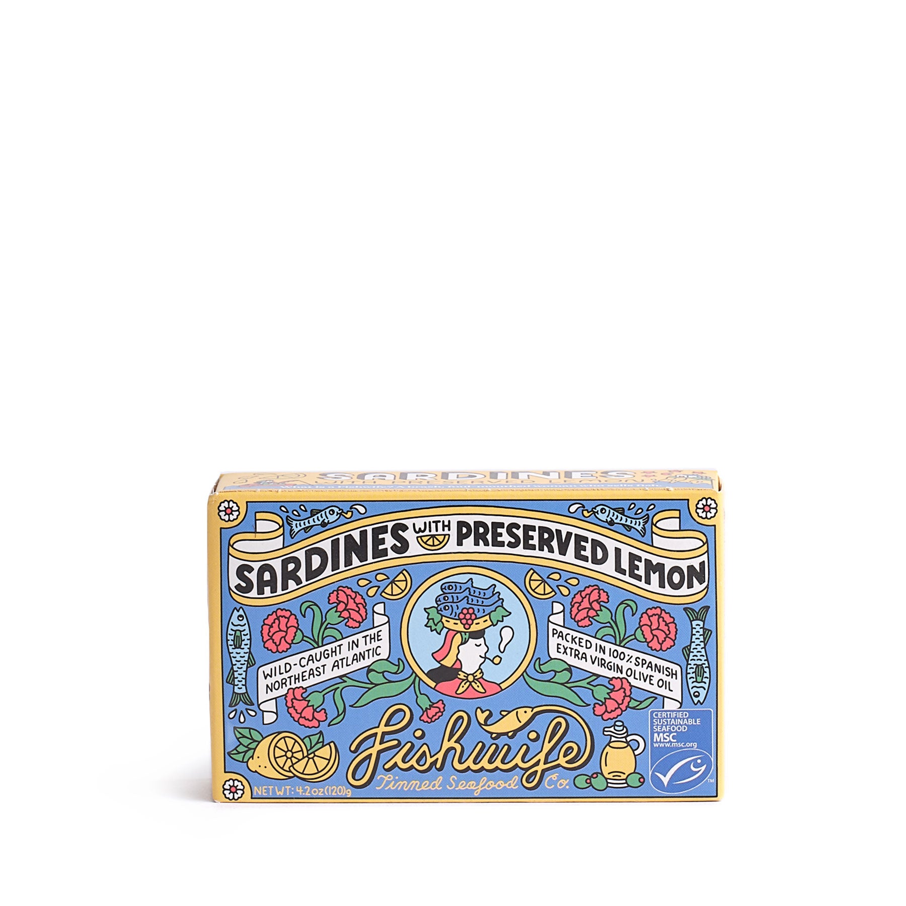 Premium Sardines with Preserved Lemons - Canned Fish in Olive Oil - High Protein Snack for Keto & Paleo Diets - Perfect for Salads, Pasta & Mediterranean Recipes