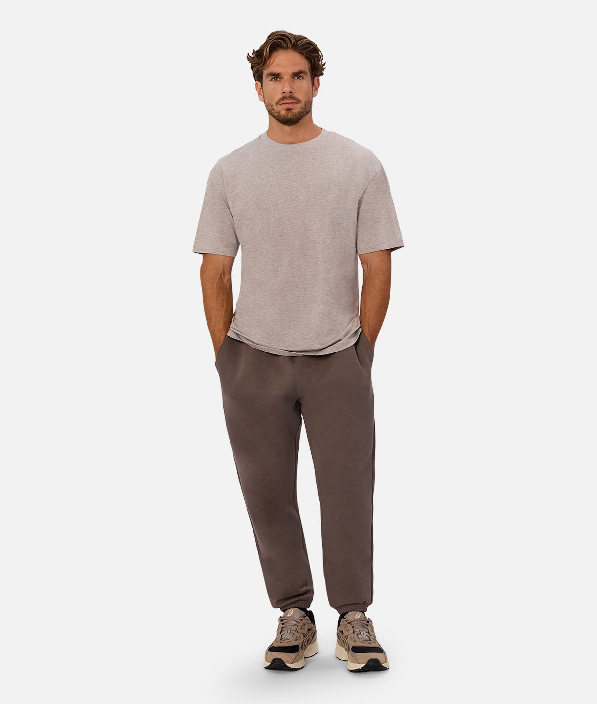 The Freeman Athletic Tee - Premium Cement Grey Performance T-Shirt for Men | Workout, Running & Gym Apparel
