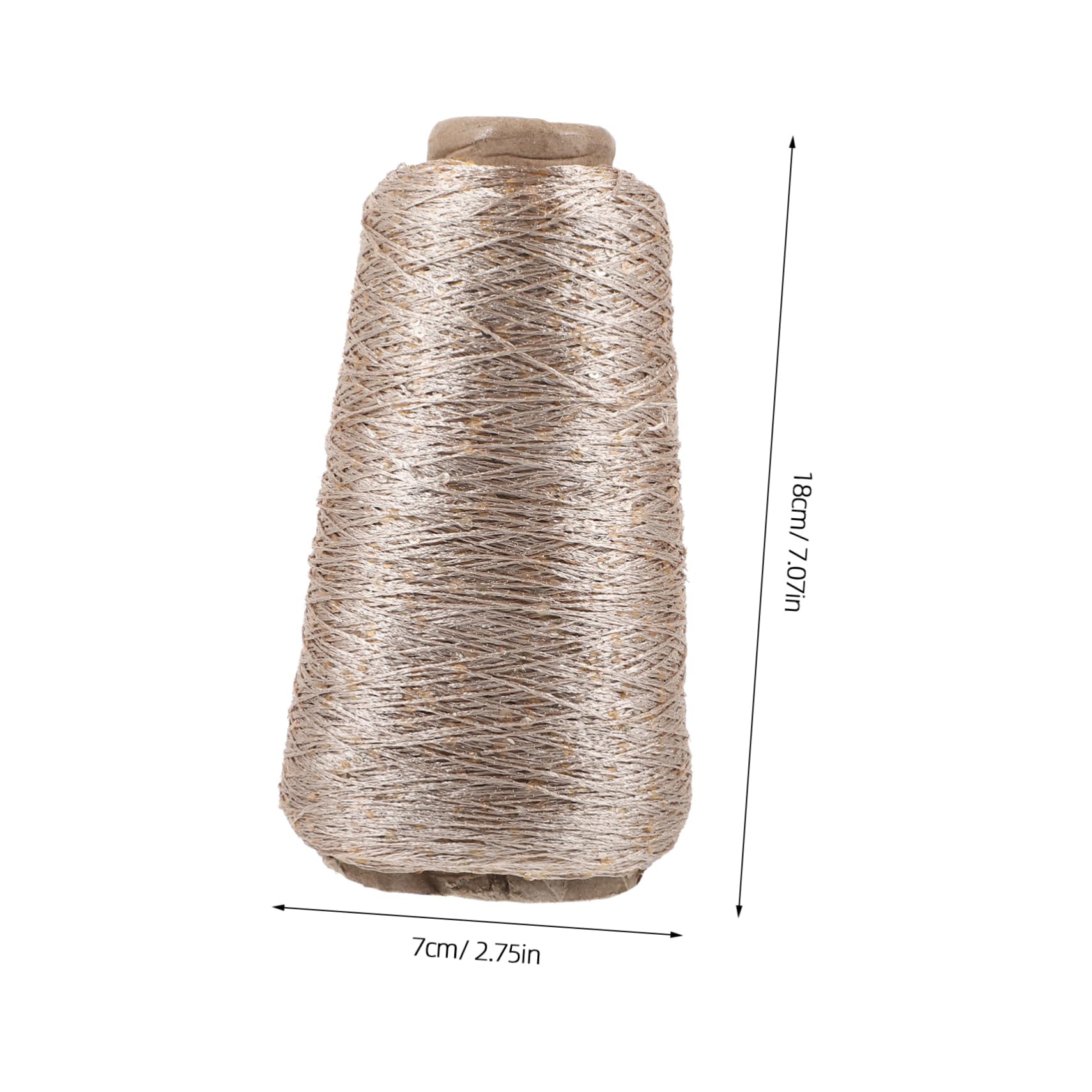 Sparkly Glitter Sequin Cotton Knitting Yarn for DIY Crochet - Soft Black Yarn for Sweaters, Shawls & Scarves | Perfect for Handmade Crafts, Winter Accessories & Gift Making
