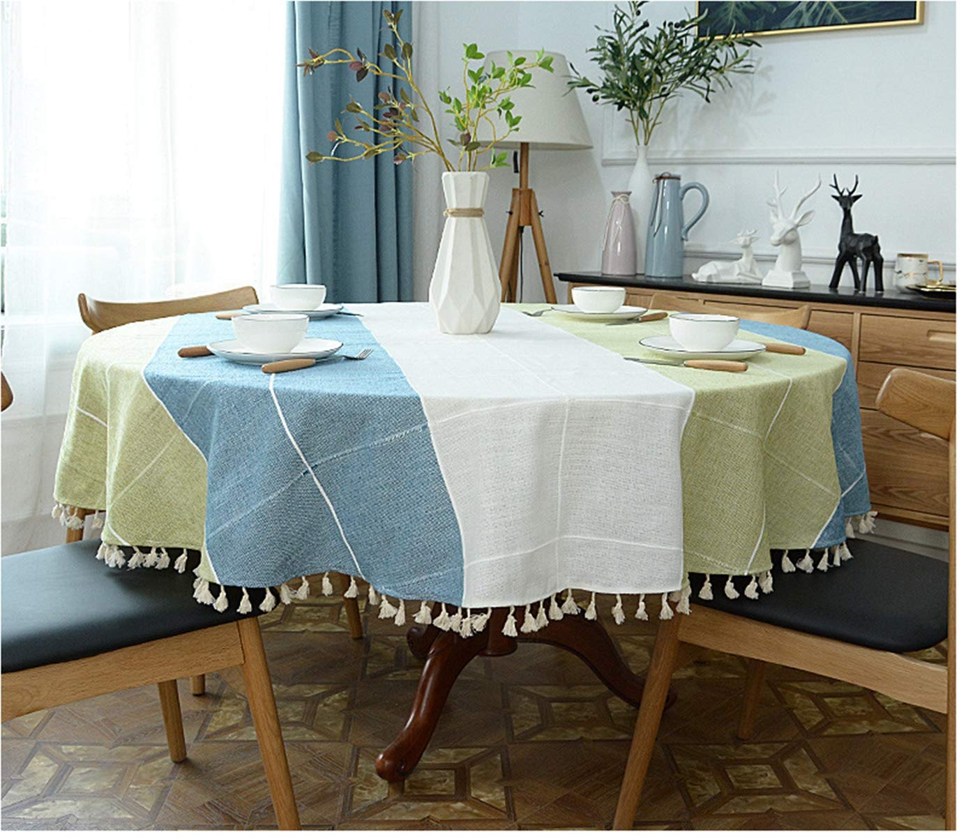 Premium Heavyweight Cotton Linen Tablecloth - 24
