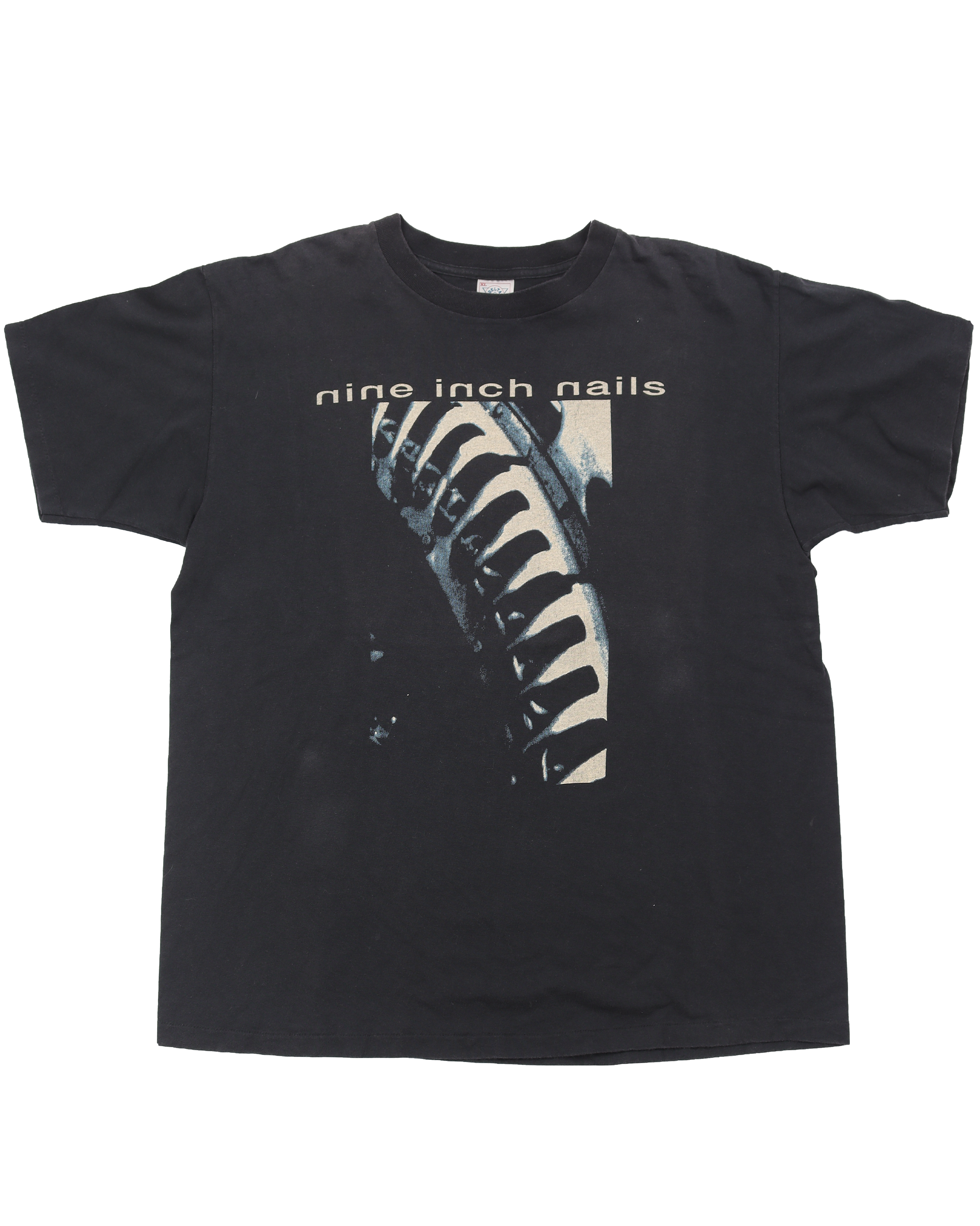 Vintage 1991 Nine Inch Nails 'Now I'm Nothing' Band T-Shirt - Classic Rock Tee for Concerts & Music Fans