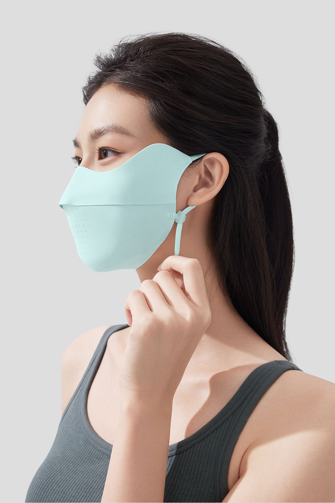 Cicda UPF50+ Women's Sun Protection Face Mask - UV Protective & Breathable for Outdoor Activities, Running, Hiking & Cycling