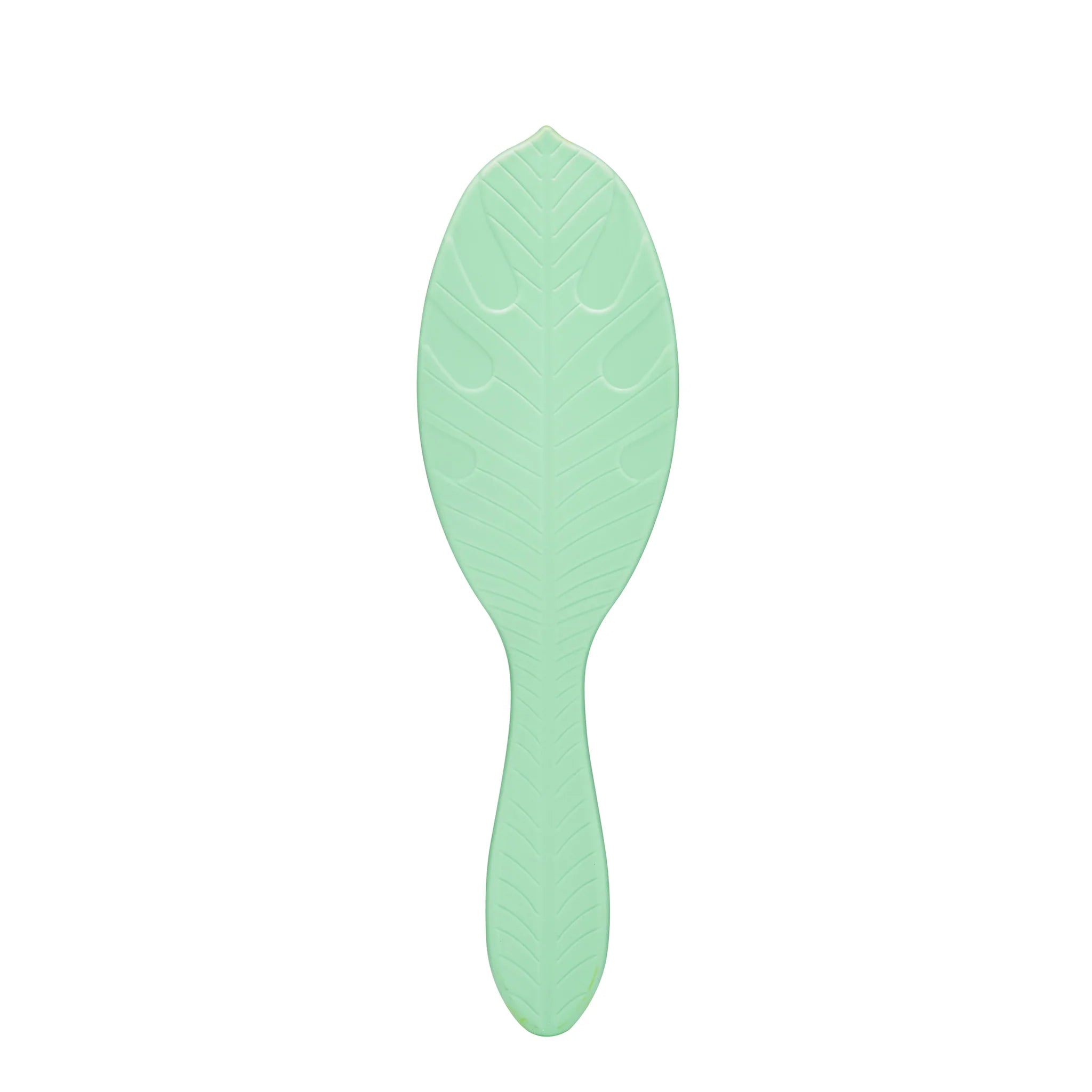 Go Green Treatment & Shine Hair Brush - Natural Wooden Bristle Brush for Detangling & Shine - Perfect for Daily Hair Care & Styling at Home or Salon