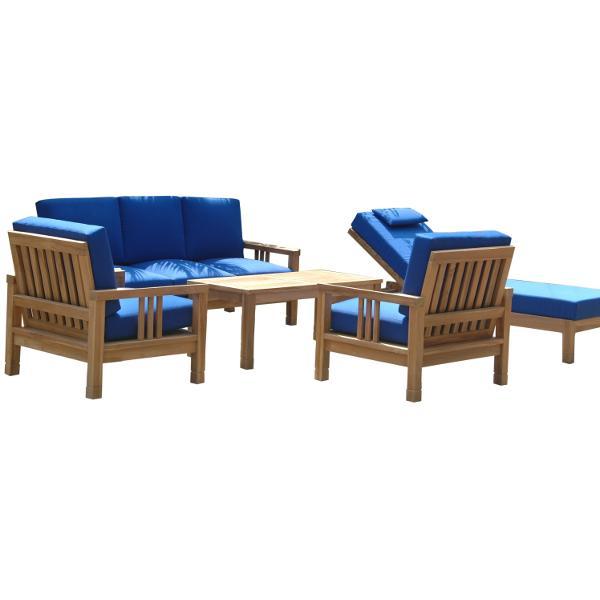 SouthBay 6-Piece Deep Seating Outdoor Patio Conversation Set - Perfect for Backyard, Garden, and Poolside Relaxation