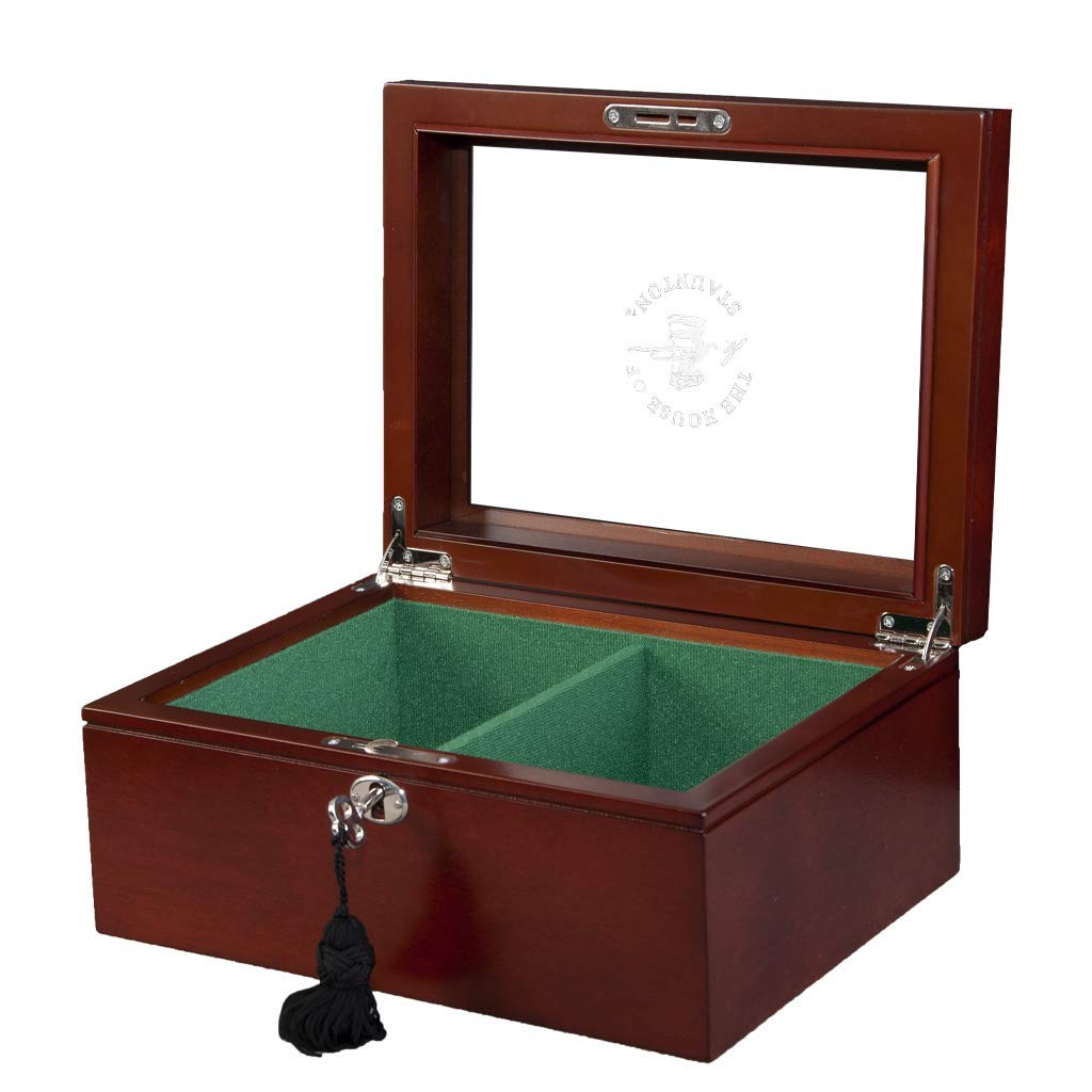 The House of Staunton Premium Wooden Chess Box - Luxury Storage for Chess Pieces & Board - Perfect for Home, Office, or Tournament Play