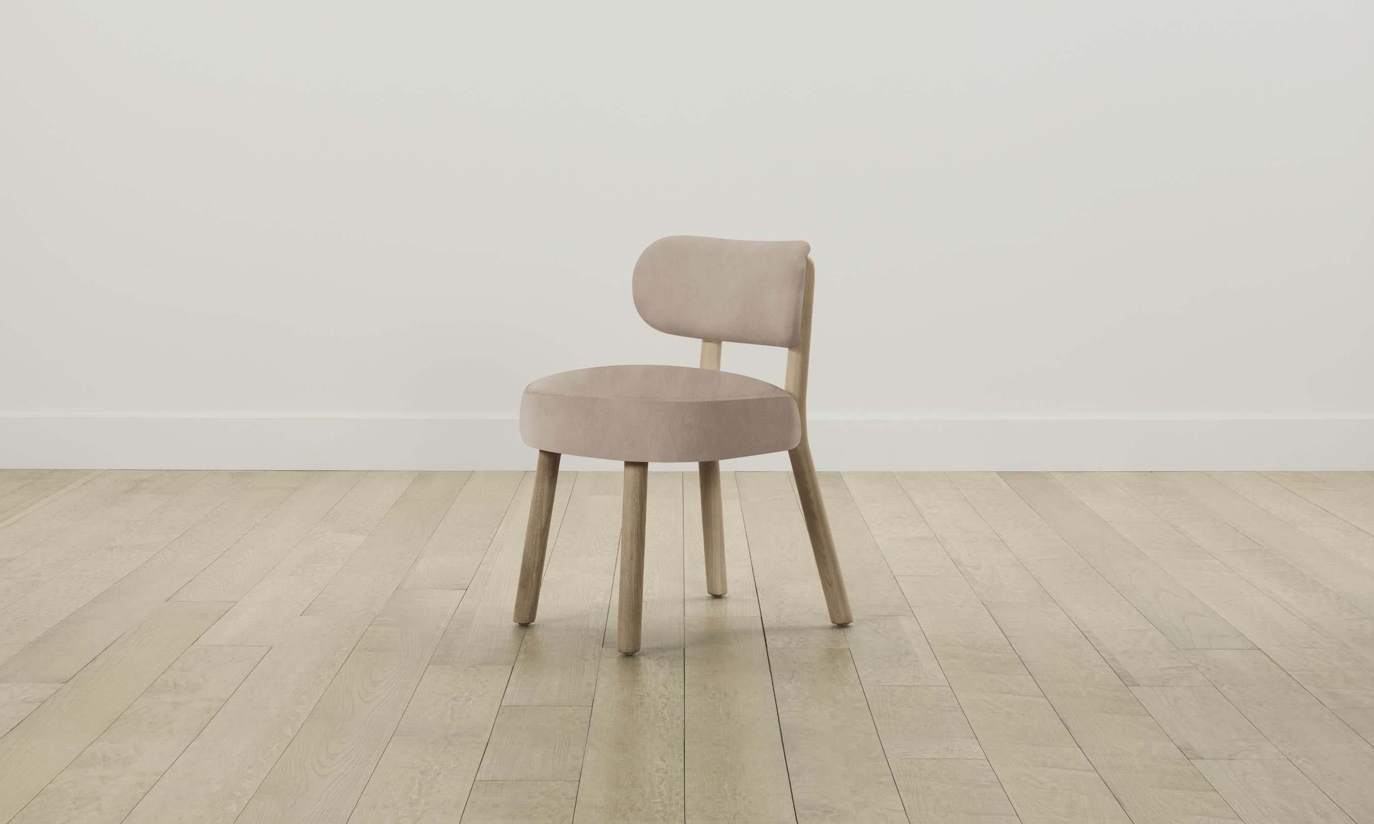 Stylish Jane Dining Chair with Nubuck Leather in Fawn - Perfect for Modern Kitchens, Dining Rooms & Home Offices