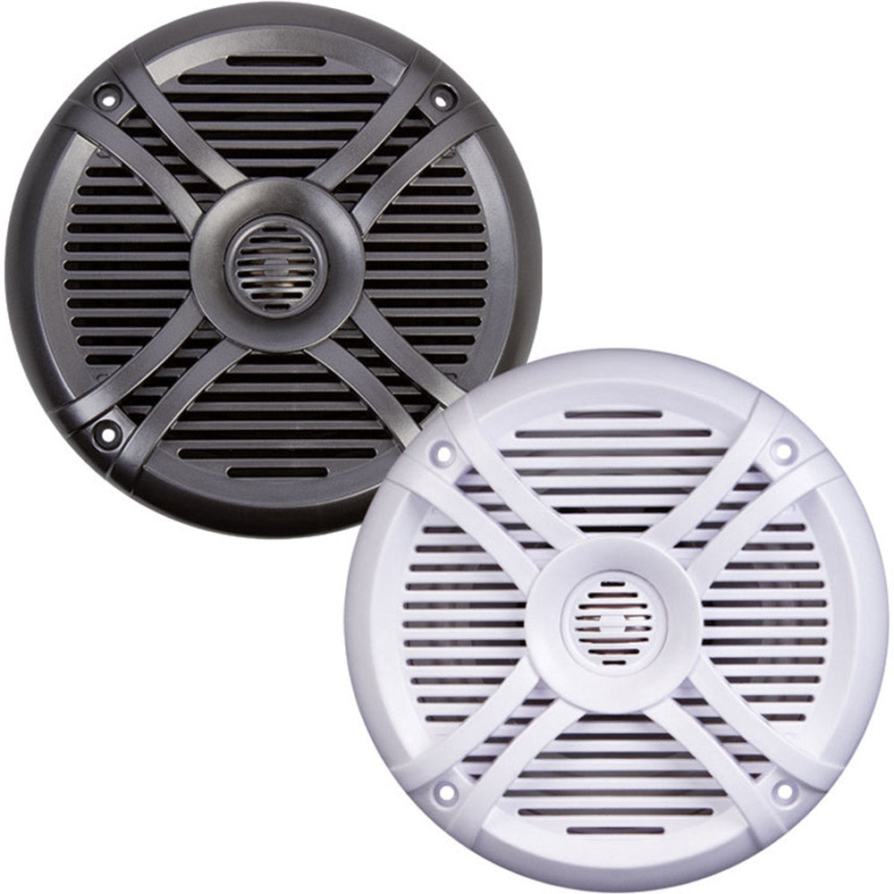 Power Acoustik MF 65WT 300W 6.5 Inch Marine Grade Waterproof Coaxial Speakers - Perfect for Boats, RVs & Outdoor Adventures