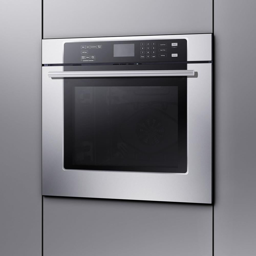 Forno 30-Inch Stainless Steel Electric Single Wall Oven with Self-Cleaning Function - Perfect for Modern Kitchens, Baking, and Family Cooking (Model FBOEL1358 30)
